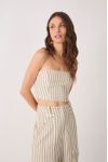 Blusa Sem Alça Listrado