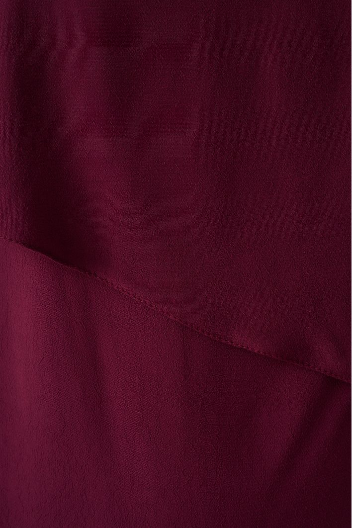 Vestido Curto Crepe Sobreposição