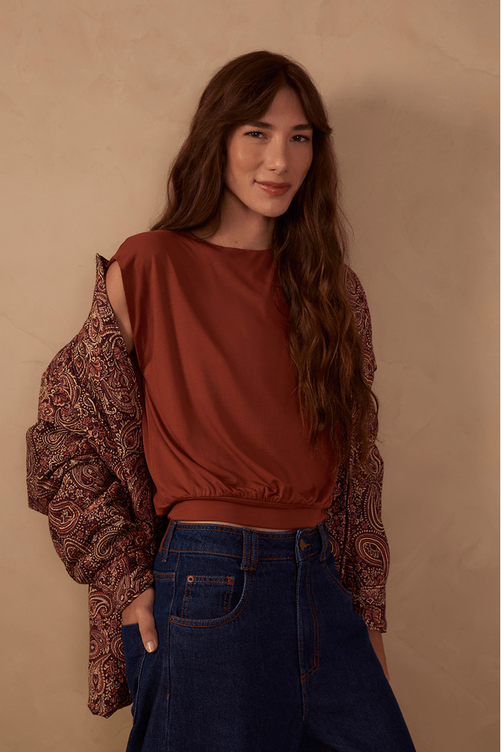 Blusa Malha Modal