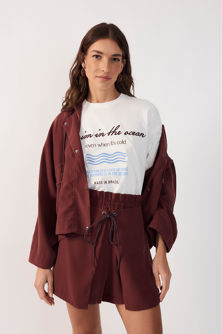 T-shirt Bordada Ocean