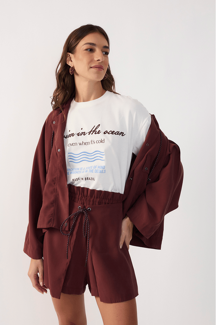 T-shirt Bordada Ocean