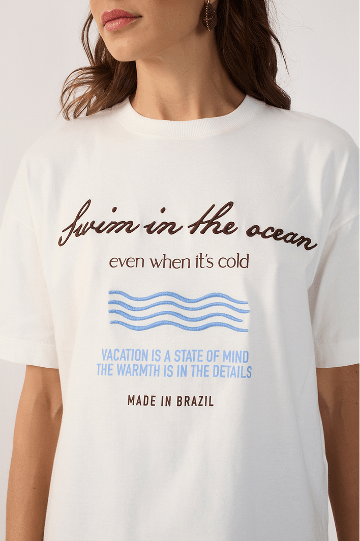 T-shirt Bordada Ocean
