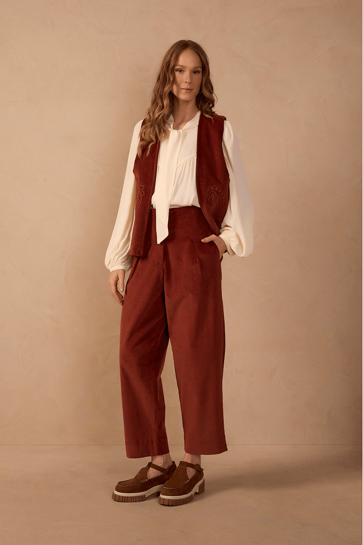 Calça Veludo Cotele