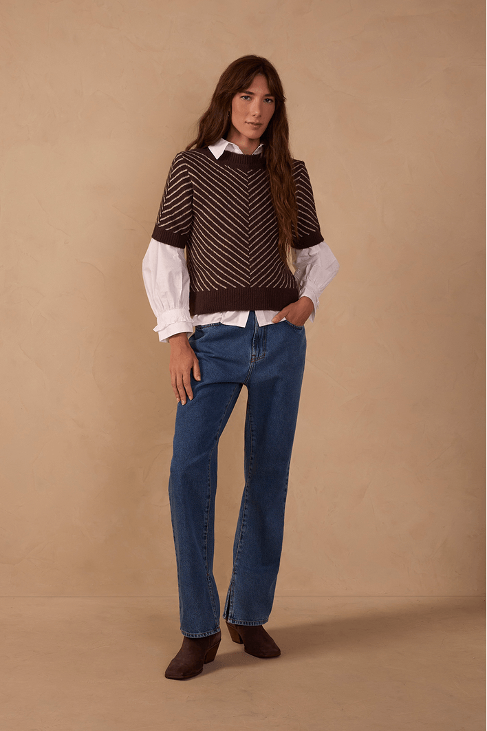 Calça Jeans Reta Vintage