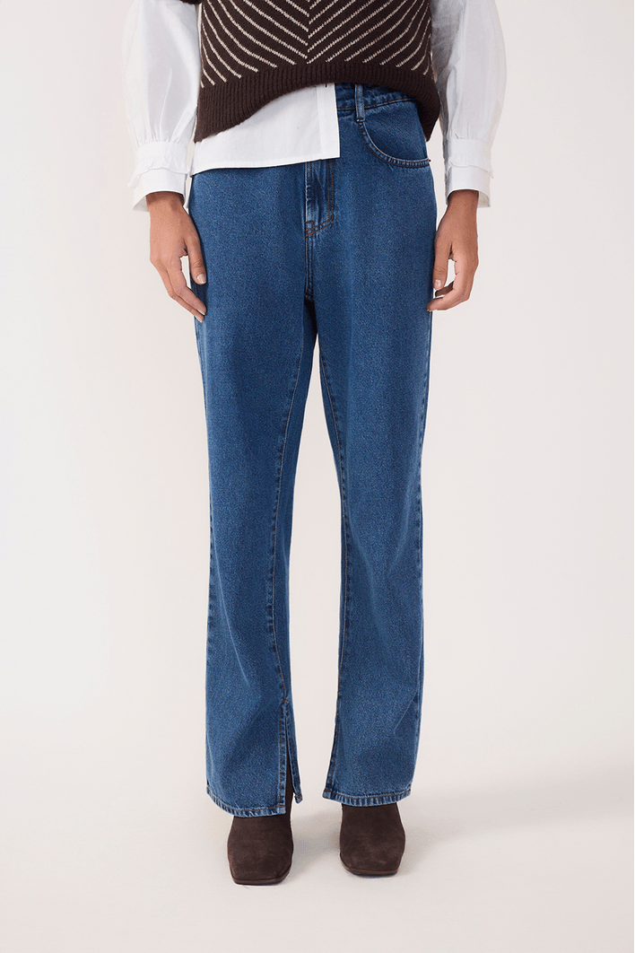 Calça Jeans Reta Vintage