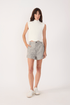 Short Sarja Linho Listra Black