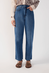 Calça Jeans Reta Marcada