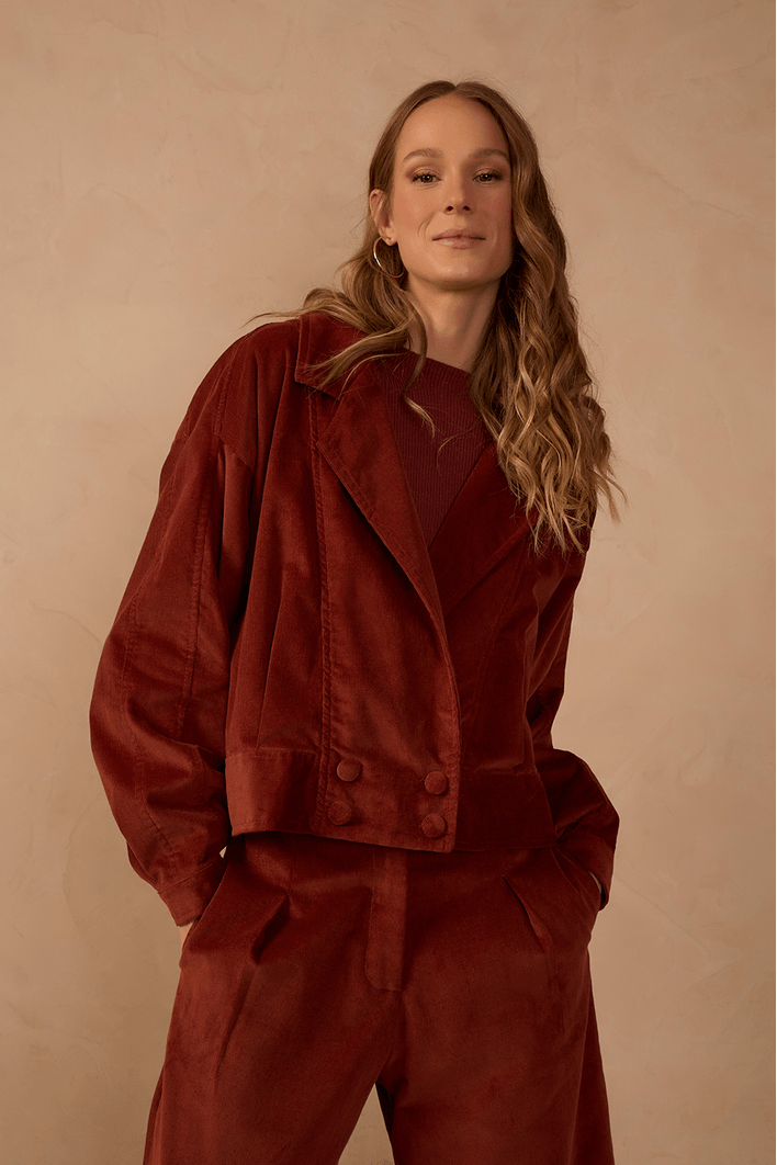 Jaqueta  Veludo Cotele