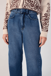 Calça Jeans Reta Marcada