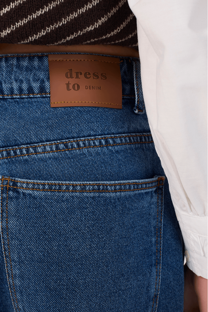 Calça Jeans Reta Vintage