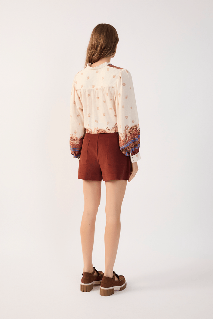 Short Veludo Cotelê