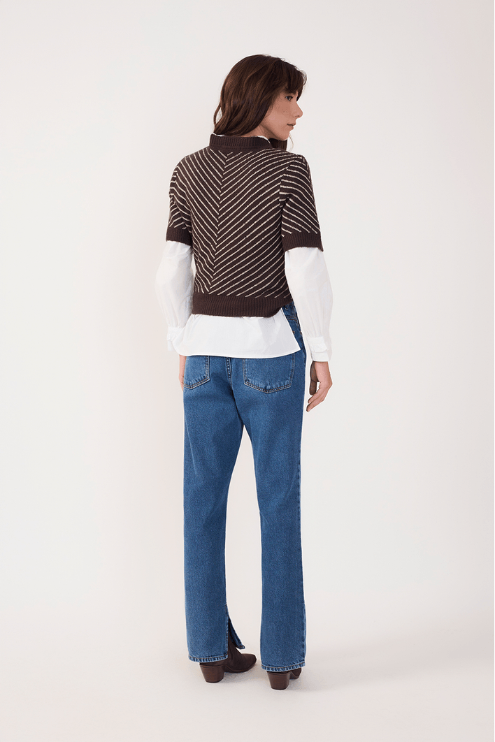 Calça Jeans Reta Vintage