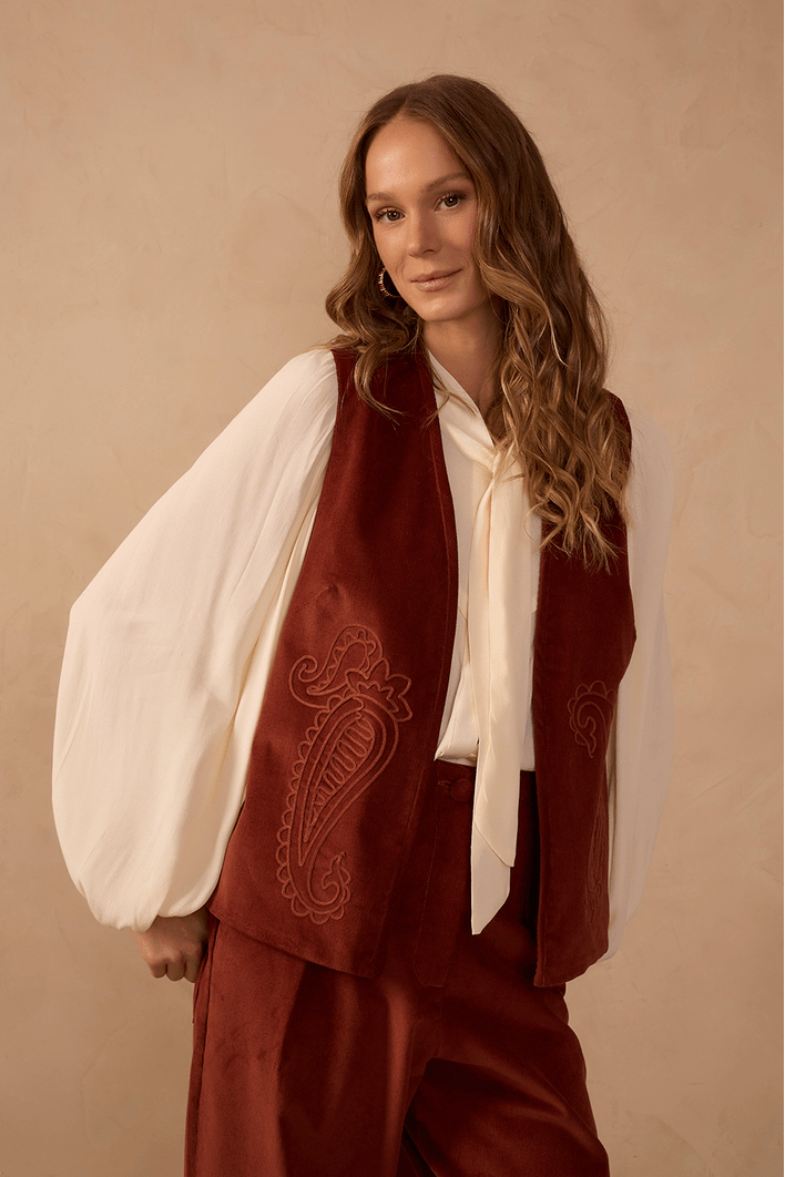 Colete Veludo Cotelê