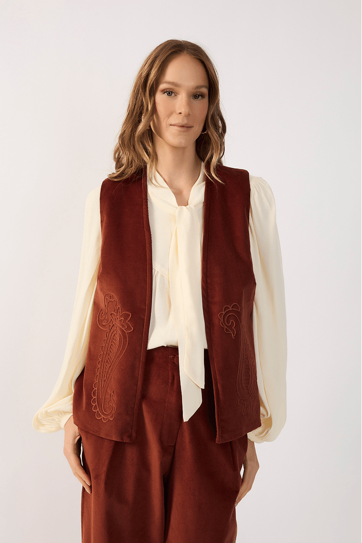 Colete Veludo Cotelê