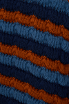 Casaco Tricot Listras Denim