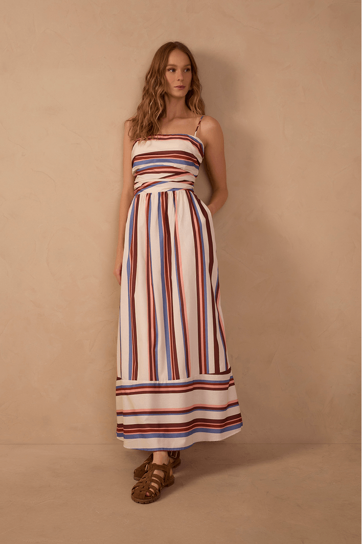 Vestido Cropped Listra Bruma