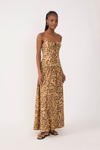 Vestido Cropeed Tricoline Est Selvagem