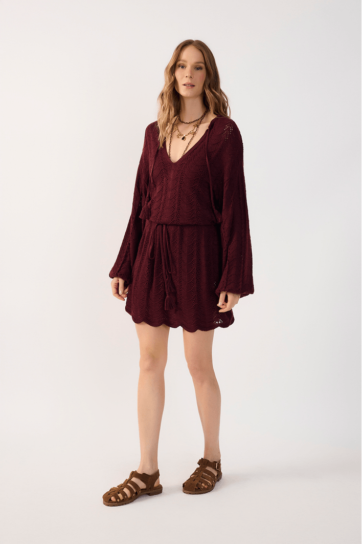 Vestido Tricot Bata