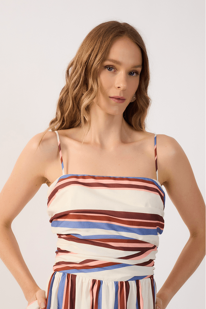 Vestido Cropped Listra Bruma