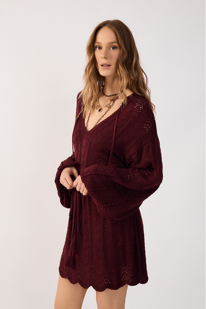 Vestido Tricot Bata