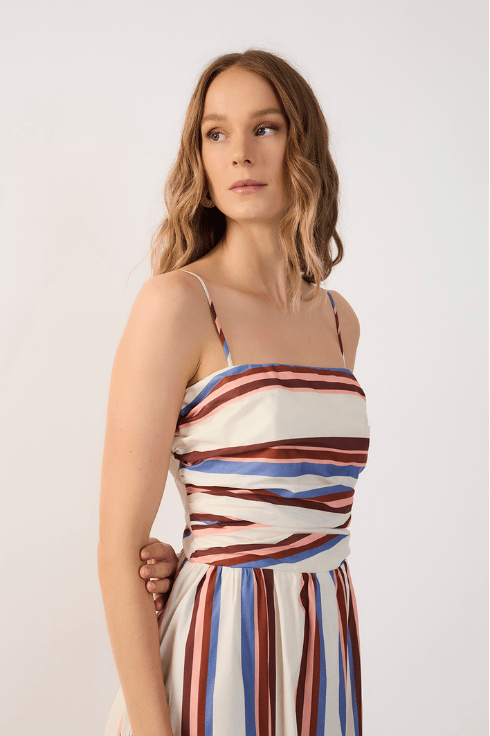 Vestido Cropped Listra Bruma