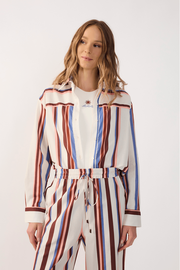 Camisa Ampla Listra Bruma