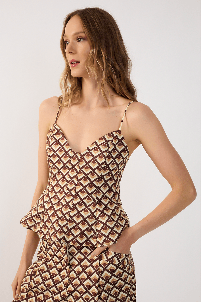 Blusa Peplum Est Poente