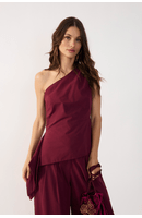 Blusa Algodão Assimétrica