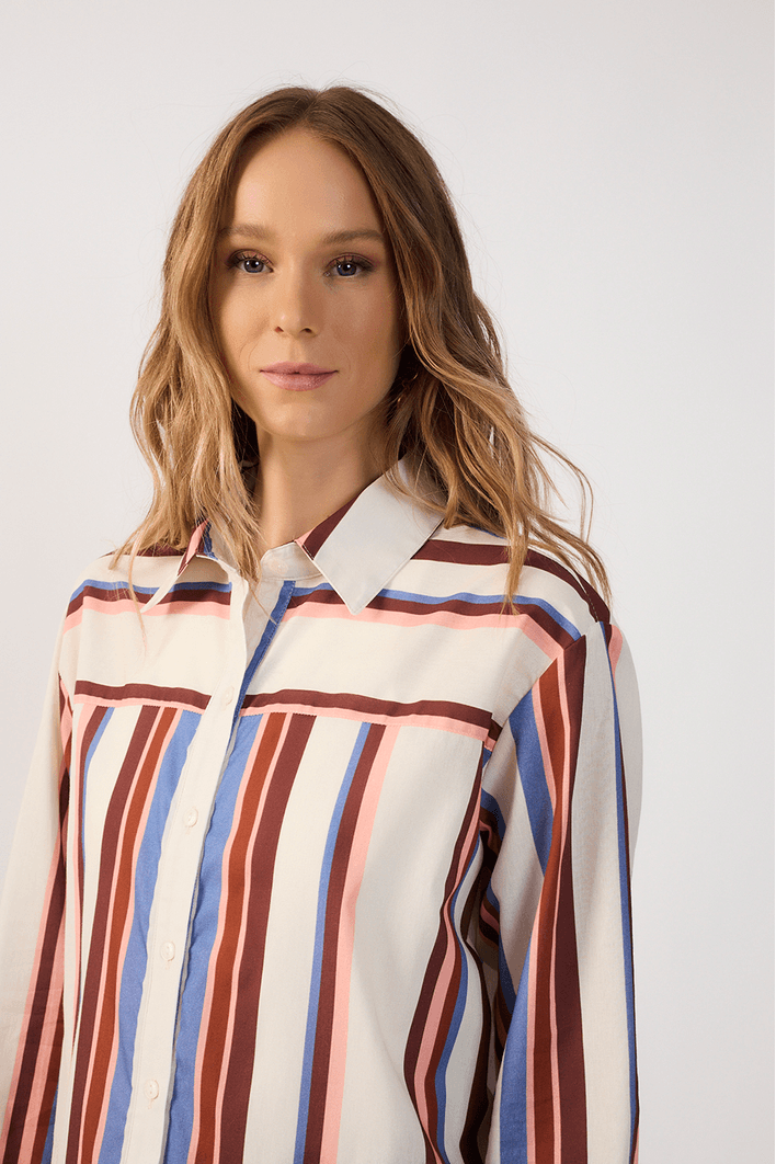 Camisa Ampla Listra Bruma