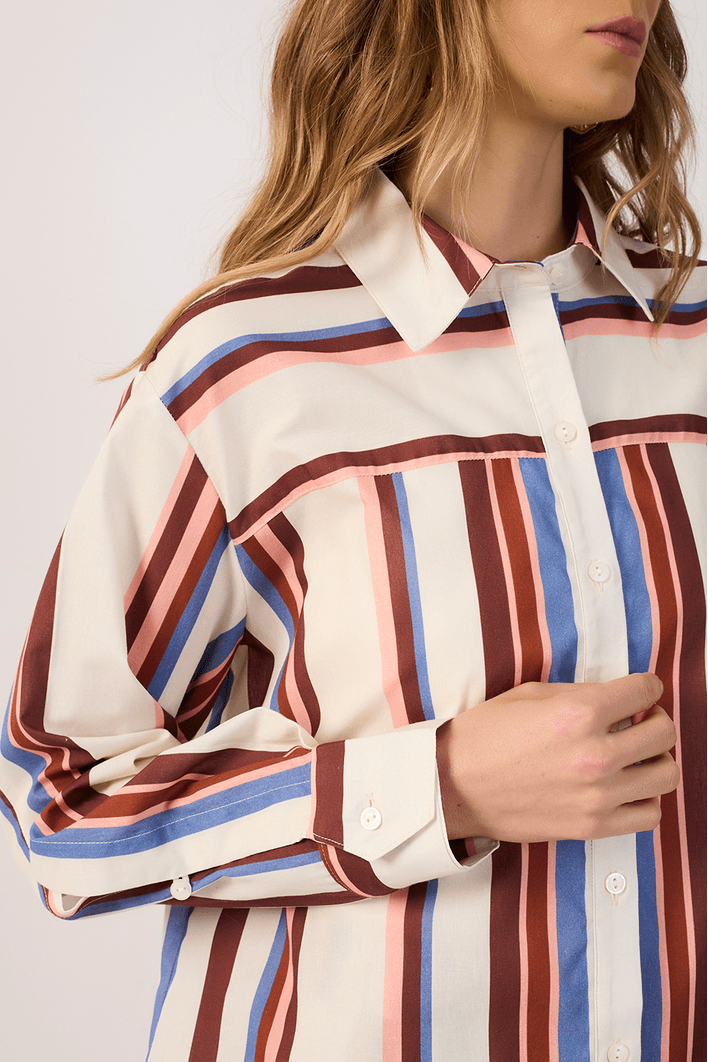 Camisa Ampla Listra Bruma