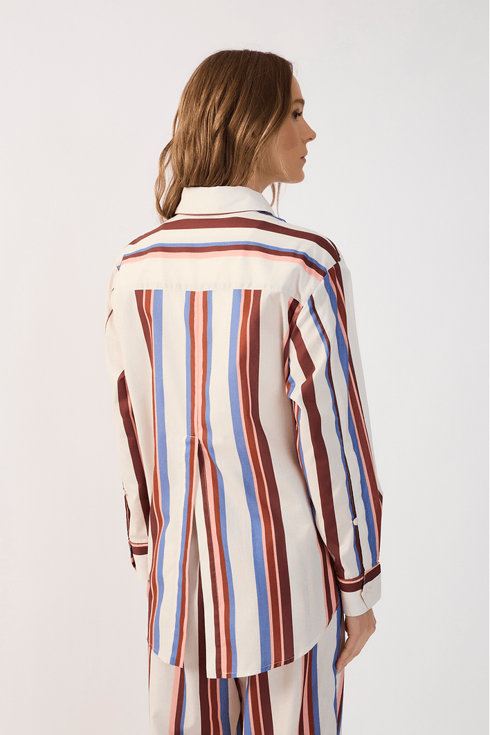 Camisa Ampla Listra Bruma