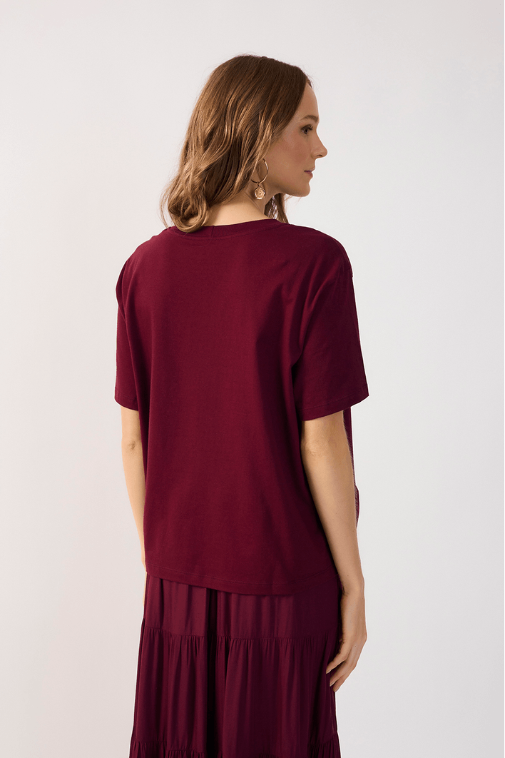 T-shirt Bordado Paisagem