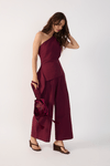 Calça Algodão Ampla Pregas
