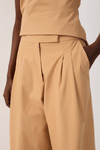 Calça Algodão Ampla Pregas