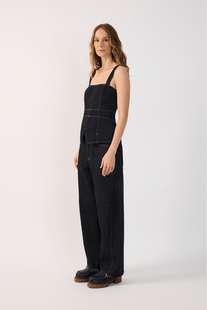 Calça Jeans Barrel Black
