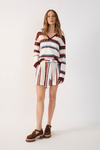 Short Com Bolso Est Listra Bruma
