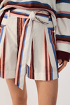 Short Com Bolso Est Listra Bruma