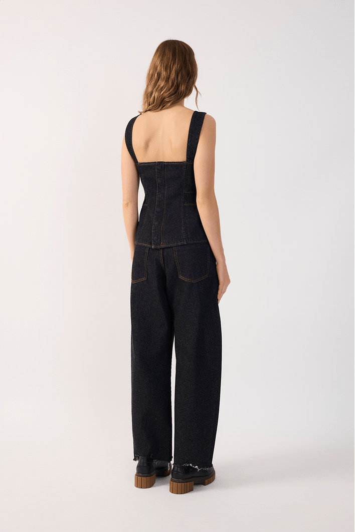 Calça Jeans Barrel Black