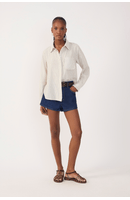Short Jeans Dark Pespontos