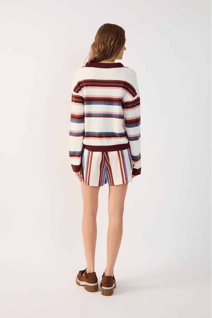 Short Com Bolso Est Listra Bruma