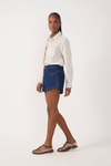 Short Jeans Dark Pespontos