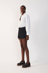 Short Jeans Cinto Black