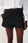 Short Jeans Cinto Black