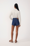 Short Jeans Dark Pespontos