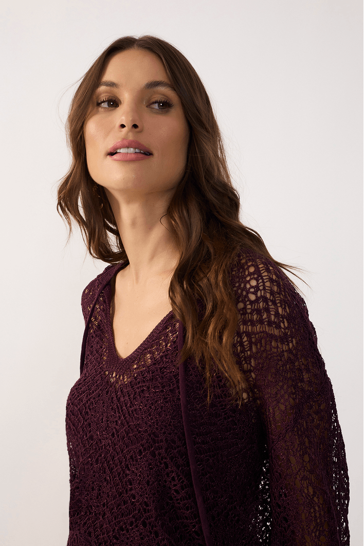 Bata Tricot Rendada