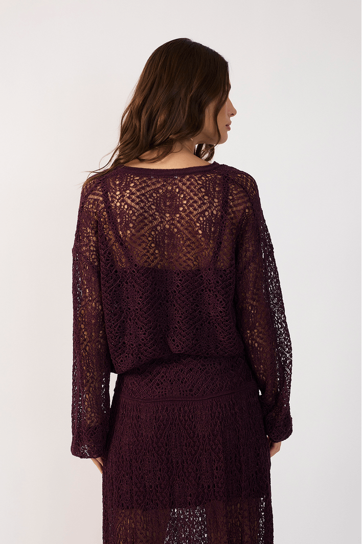 Bata Tricot Rendada