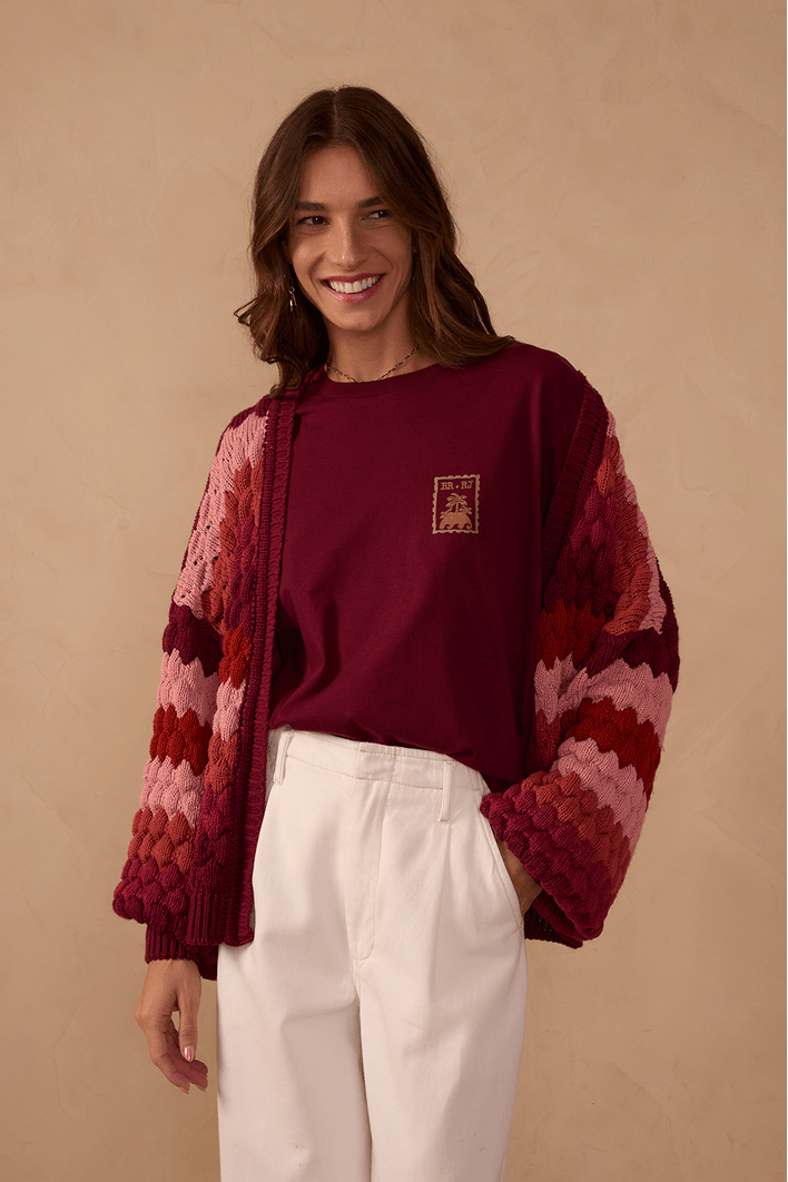 T-shirt Silk Postal