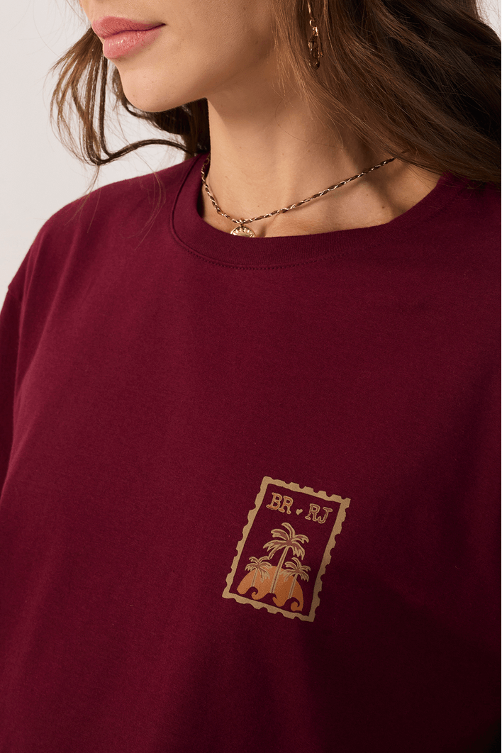 T-shirt Silk Postal