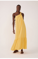 Vestido Cropped Linho Ombro Só