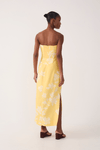 Vestido Linho Cropped Estampa Clareza